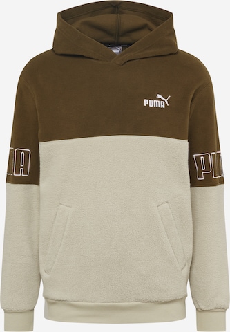 PUMA Sports sweatshirt in Grey: front