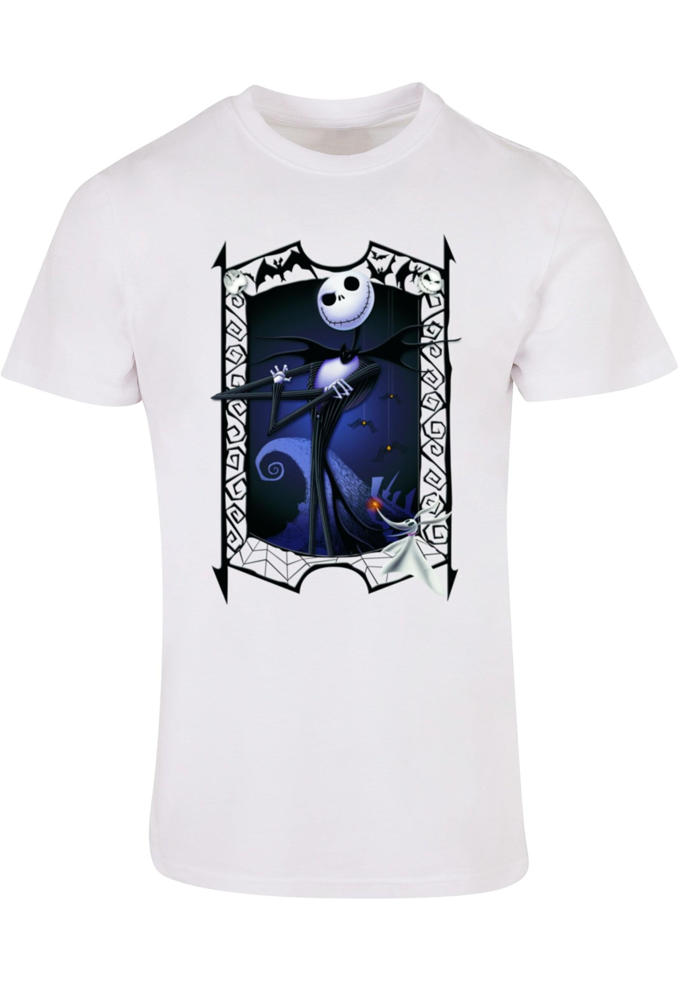 Maglietta 'The Nightmare Before Christmas - Pumpkin King' di ABSOLUTE CULT in bianco: frontale