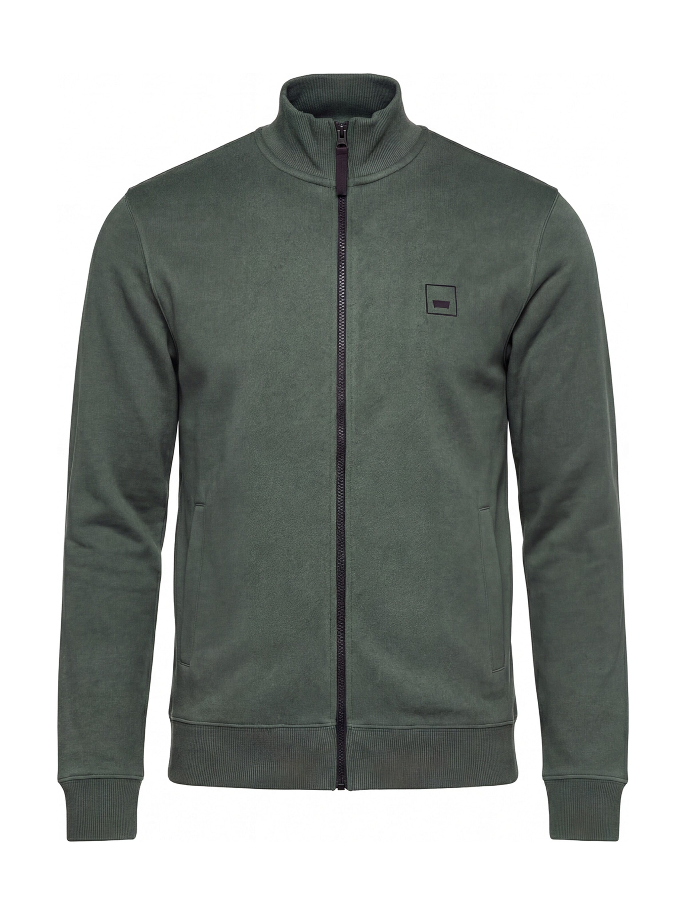Carrera Jeans Sweatshirt 'Full Zip' in Green