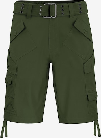 Regular Pantalon outdoor 'Sonora' normani en vert : devant