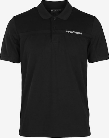 T-Shirt 'Riflesso' Sergio Tacchini en noir : devant