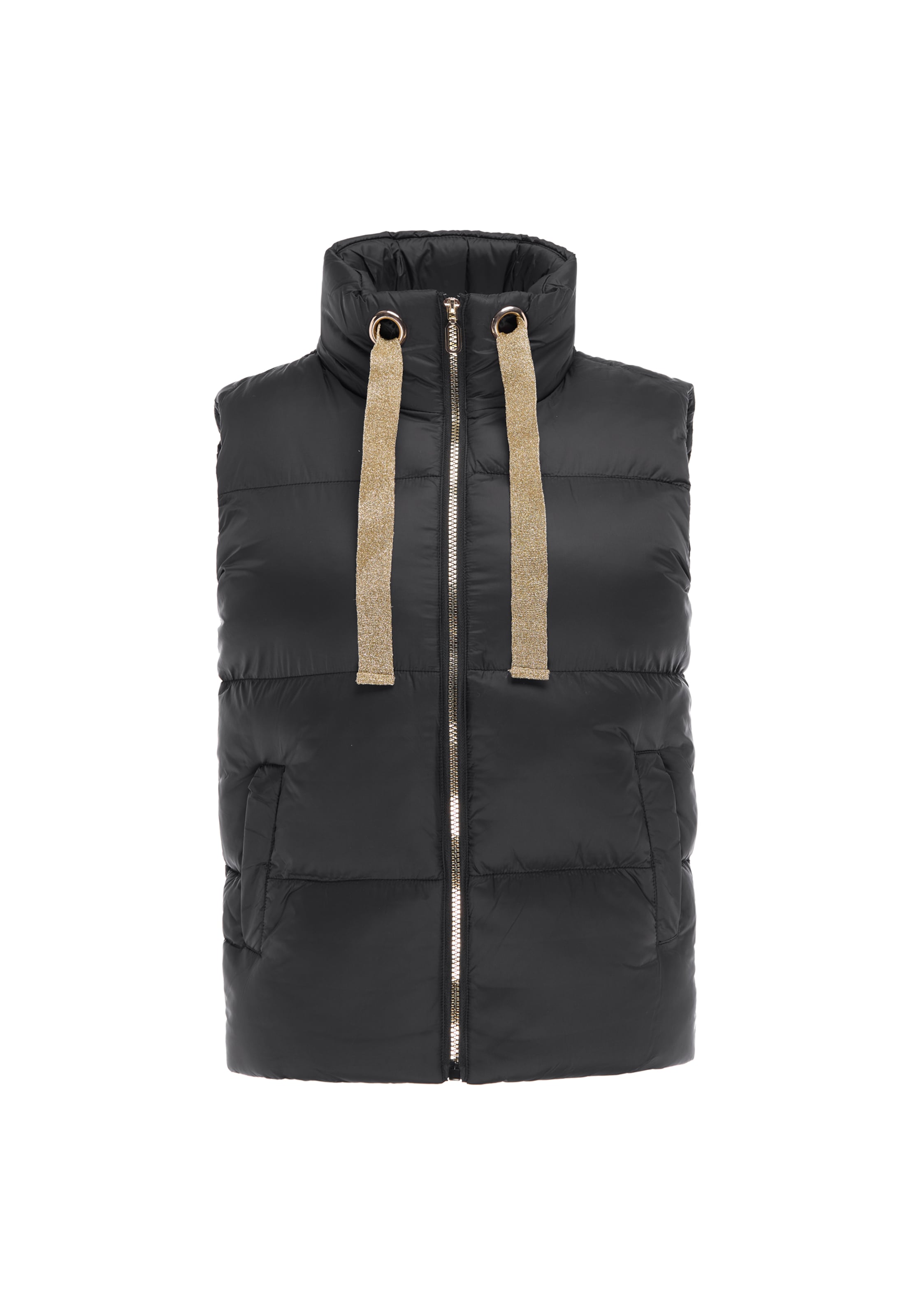 faina Vest in Black: front