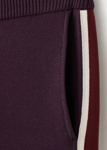 MANGO Wide leg Pants 'Barneda' in Red