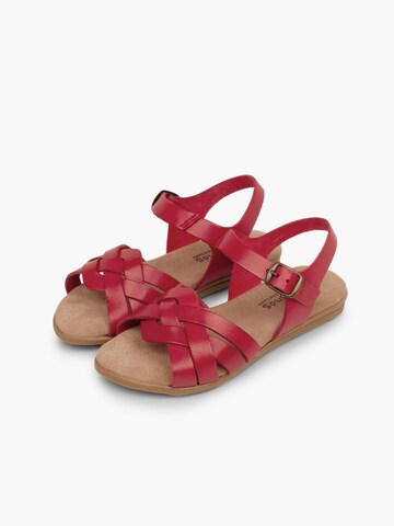 Sandales Pisamonas en rouge