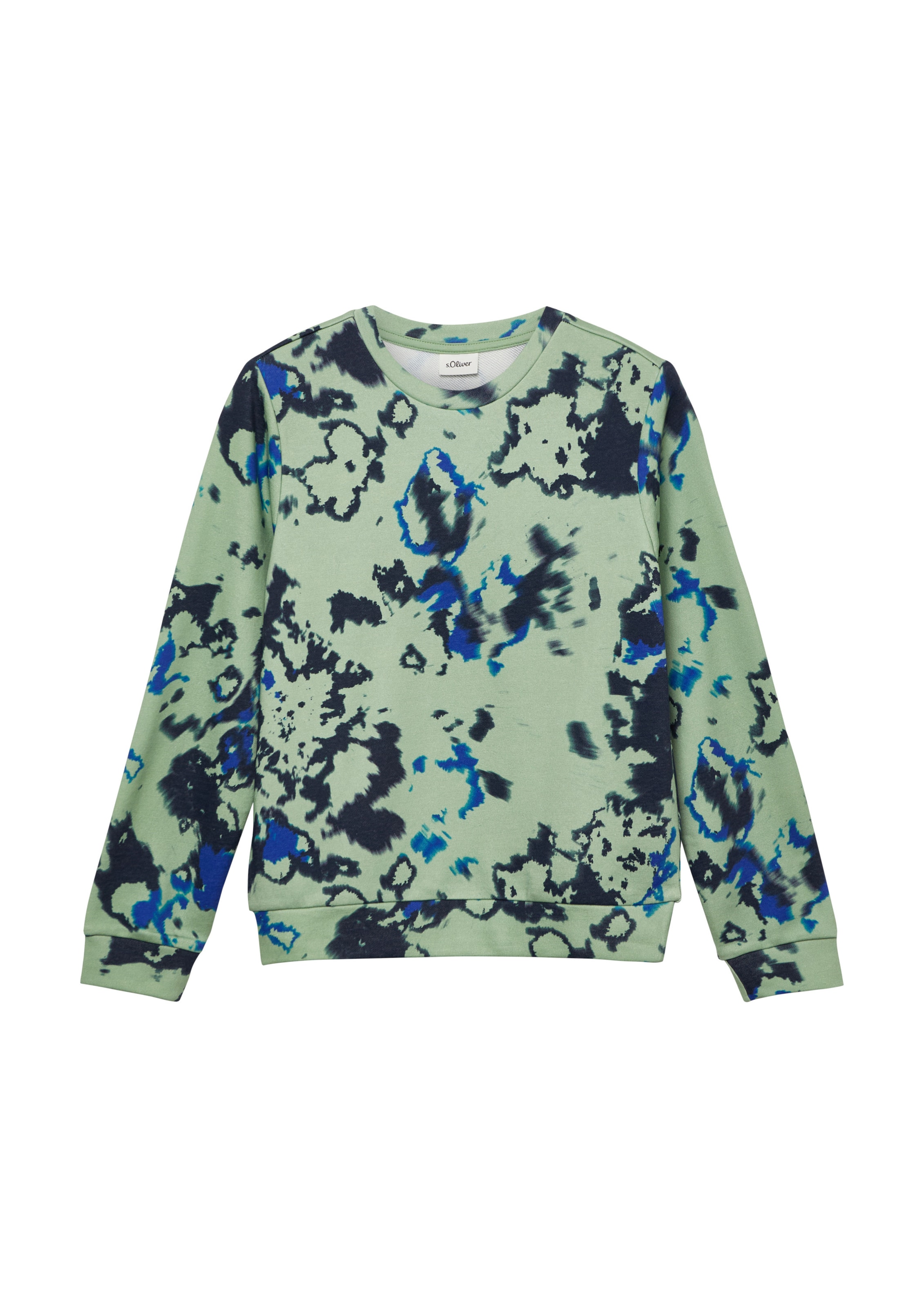 s.Oliver Sweatshirt in Green: front