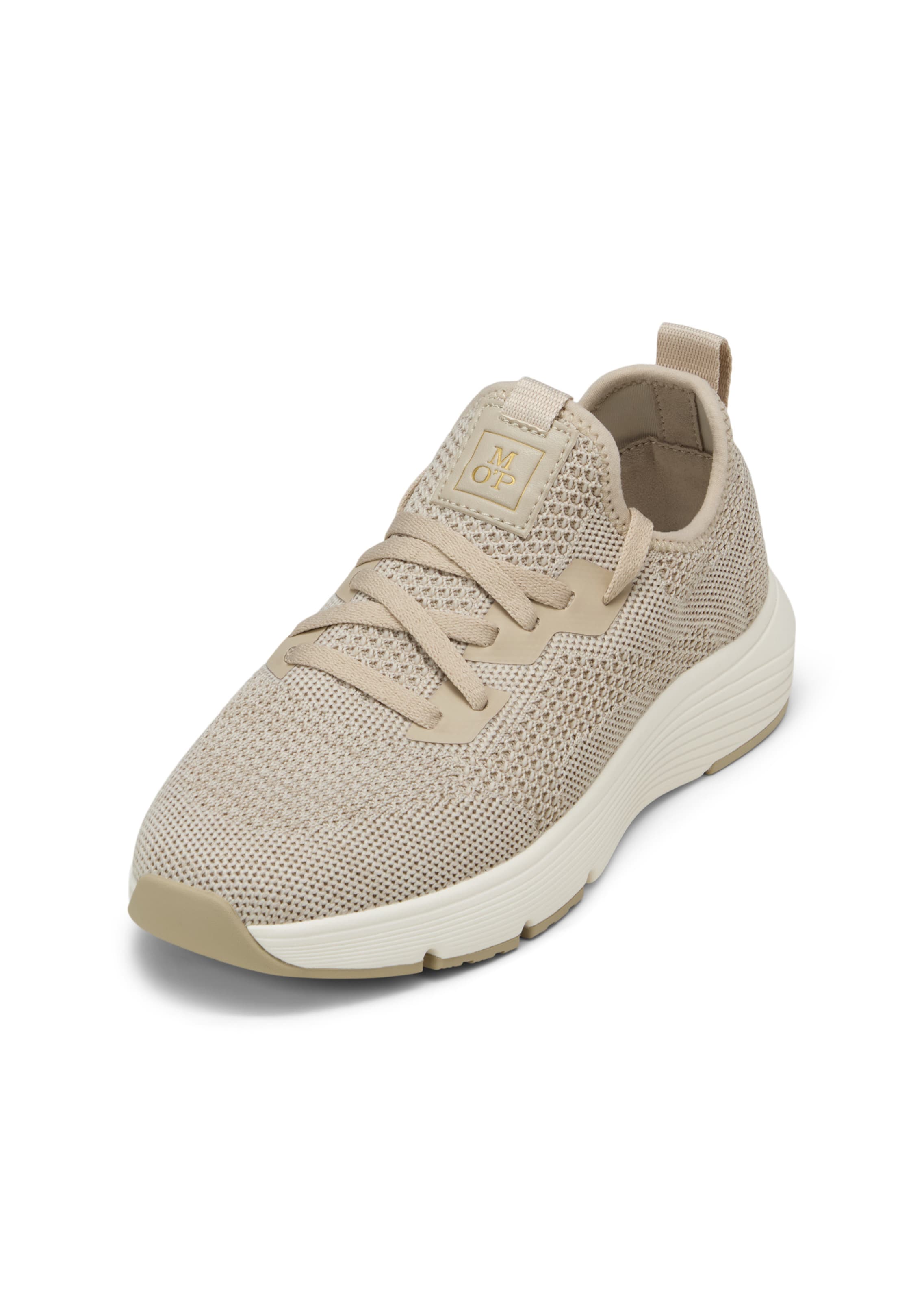 Marc O'Polo Platform trainers 'Leila' in Beige: front