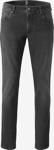 MEYER Loosefit Chinohose 'M5 Five 9-6294', Thermo in Grau: Vorderseite
