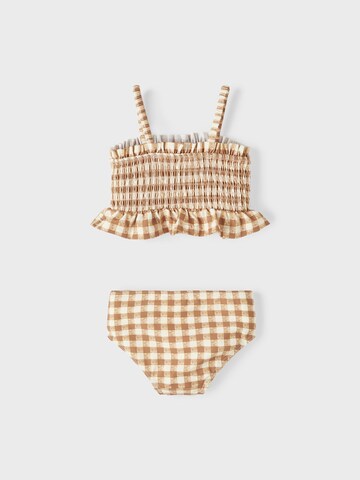 Lil'Atelier Bustier Bikini 'Fauna' in Bruin
