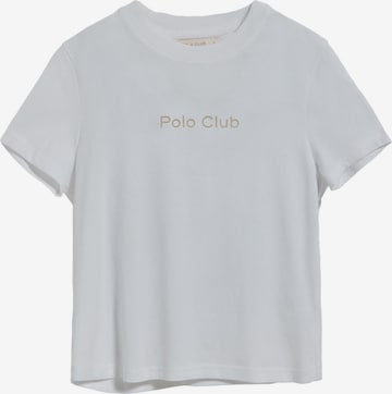 Polo Club Shirt in Weiß: Vorderseite
