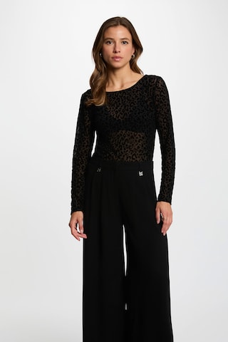 Morgan - Camiseta '262-TATOUA' en negro: frente