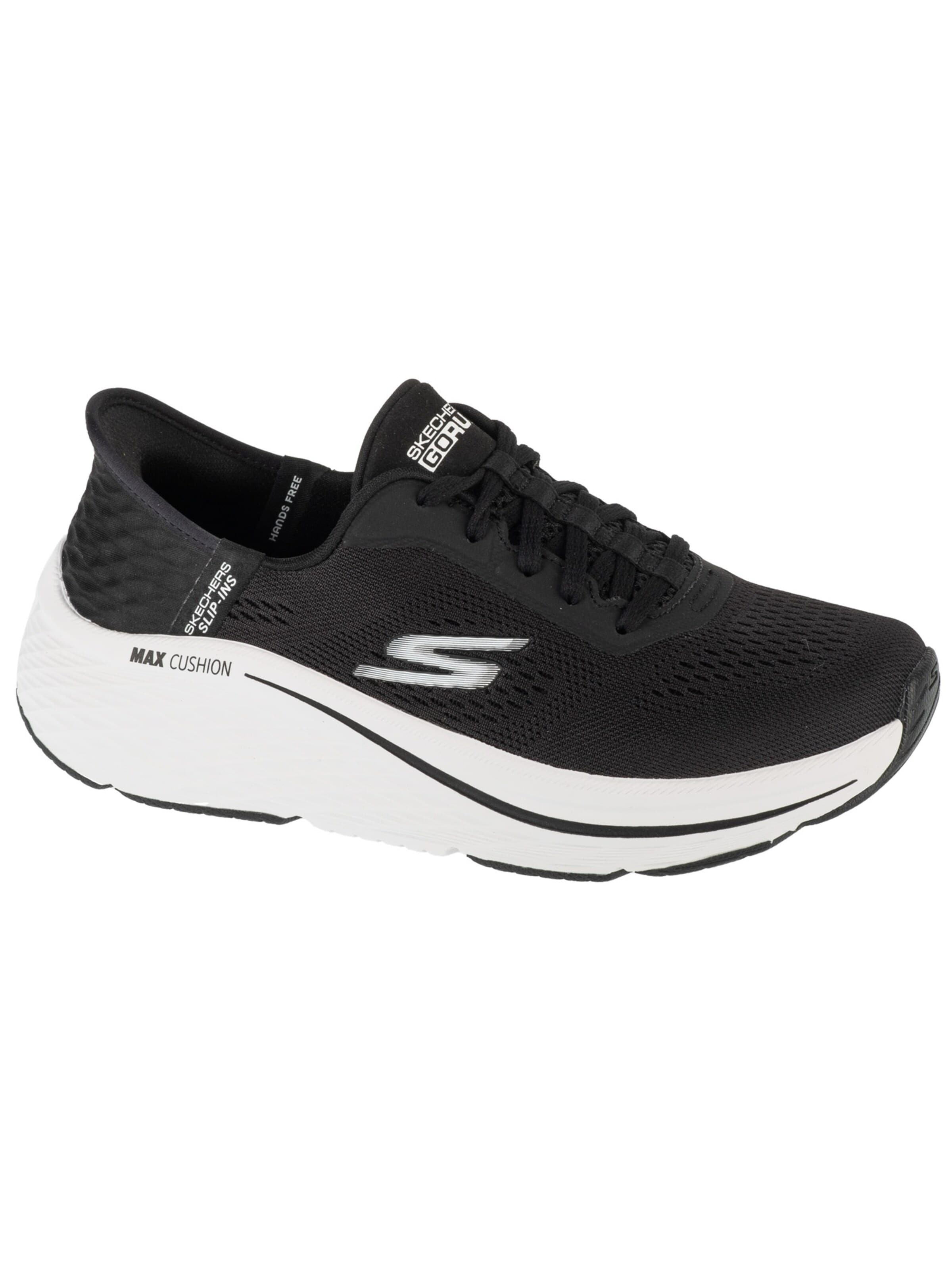 SKECHERS Sportschoen 'Skechers Slip-Ins: Max Cushioning Elite 2.0 - Vanish' in Zwart