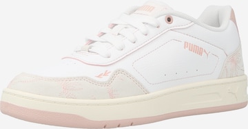 PUMA Madalad ketsid 'Court', värv valge: eest vaates