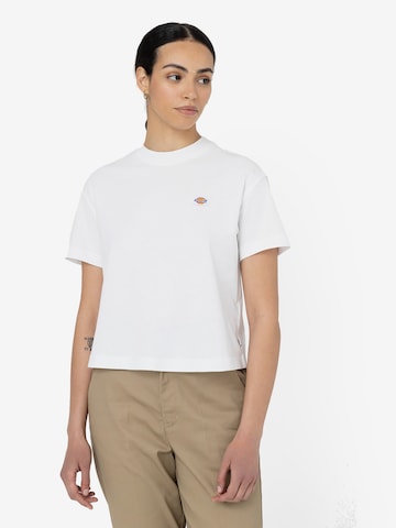 DICKIES Shirts 'Oakport' i hvid: forside