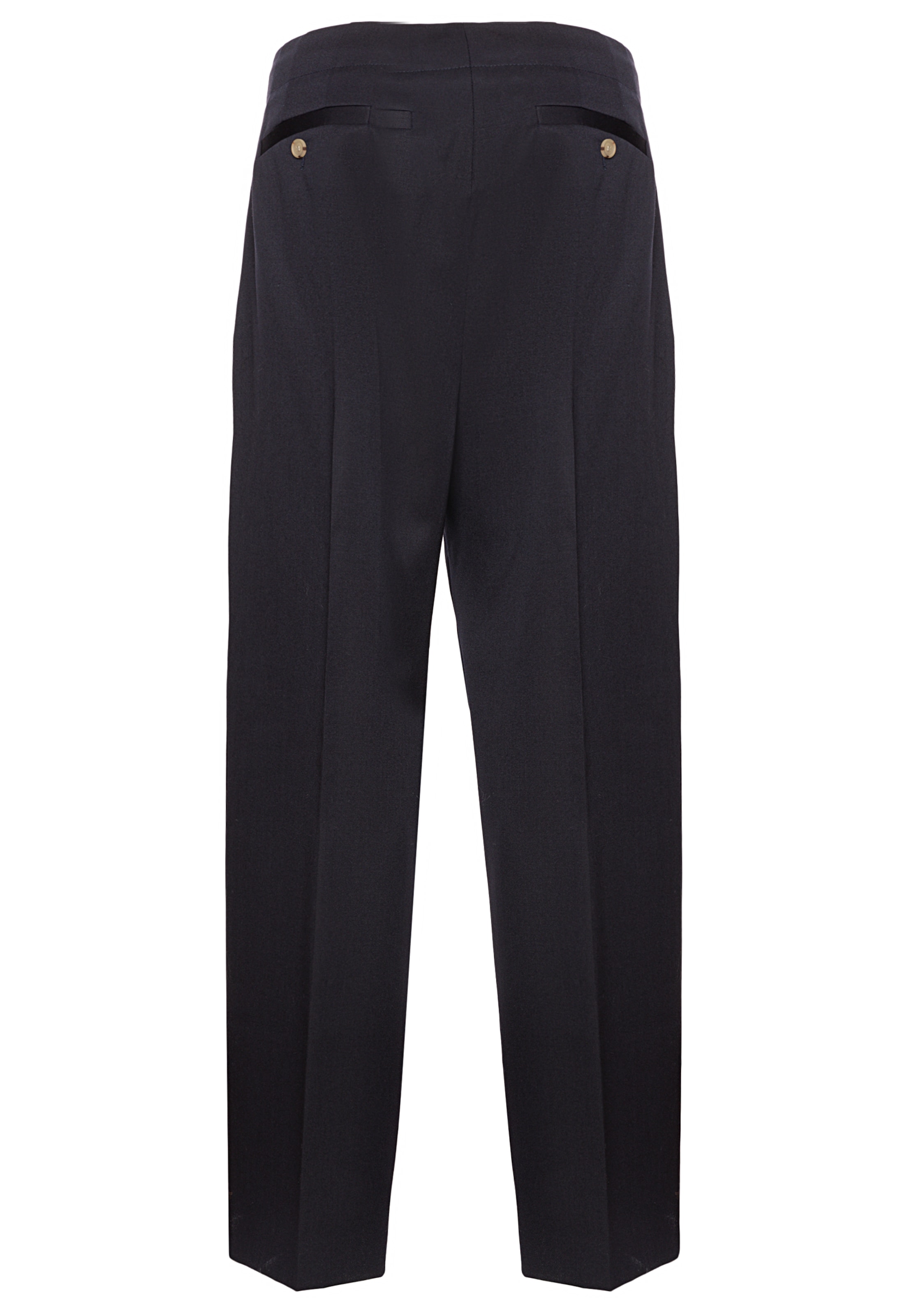 BOSS Wide leg Pleated Pants 'Taora' in Blue