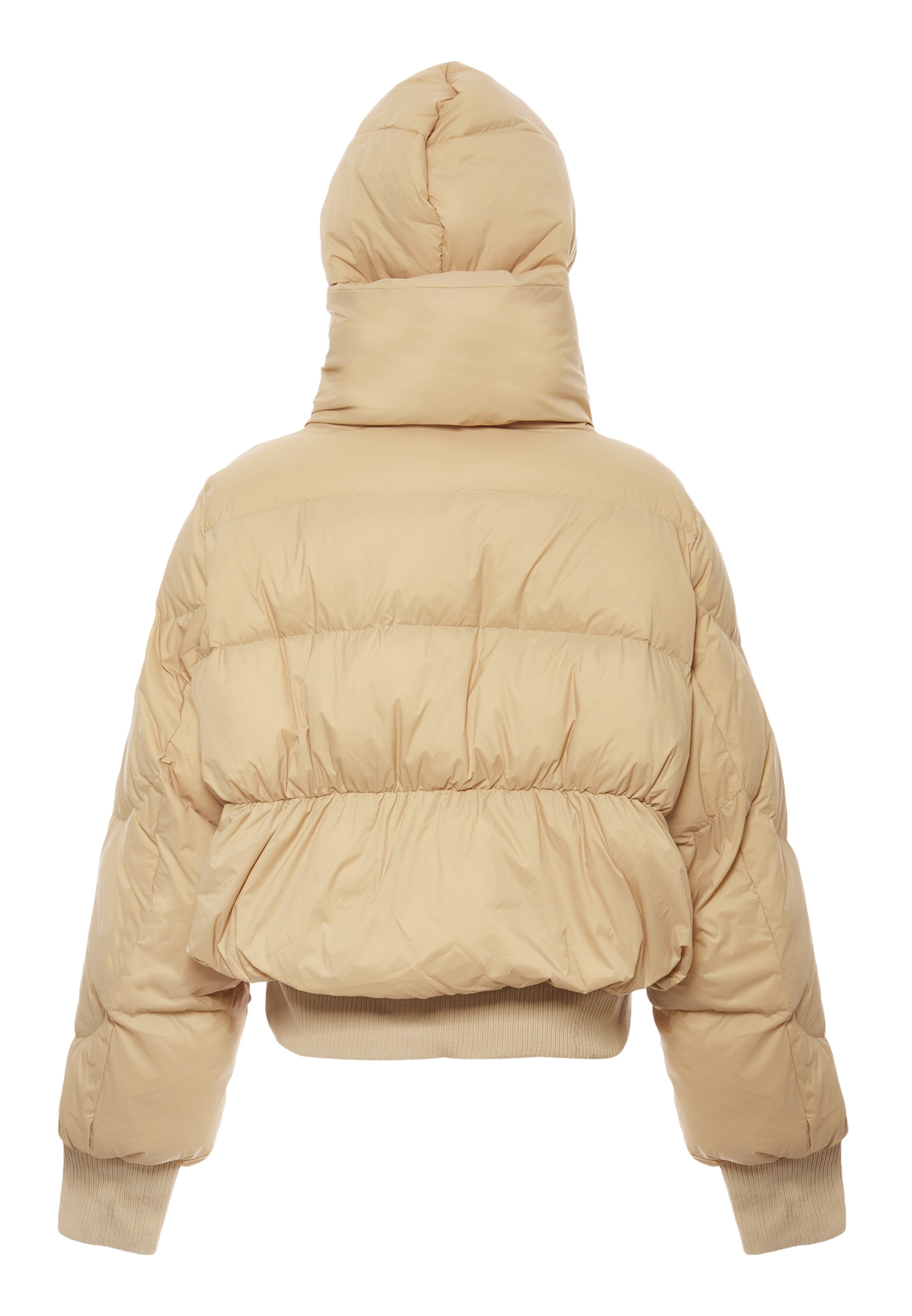MYMO Φθινοπωρινό και ανοιξιάτικο μπουφάν σε μπεζ
