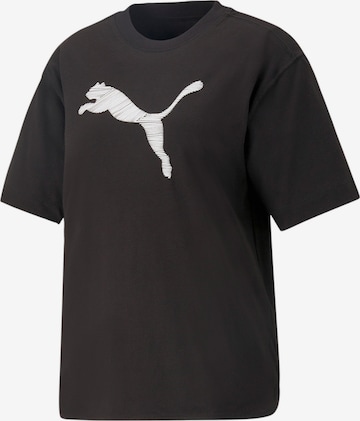 PUMA T-shirt i svart: framsida