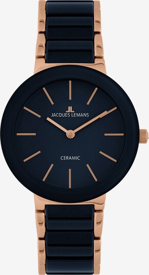 Jacques Lemans Unisex Uhr in bronze / schwarz, Produktansicht