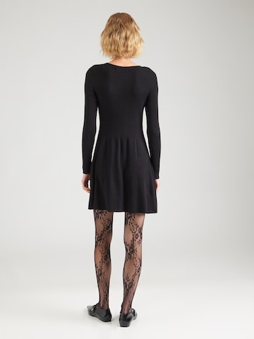 Robes en maille 'Alma' ONLY en noir