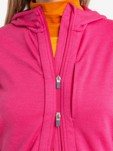 ICEBREAKER Sportsweatjacke' Quantum III' in Pink