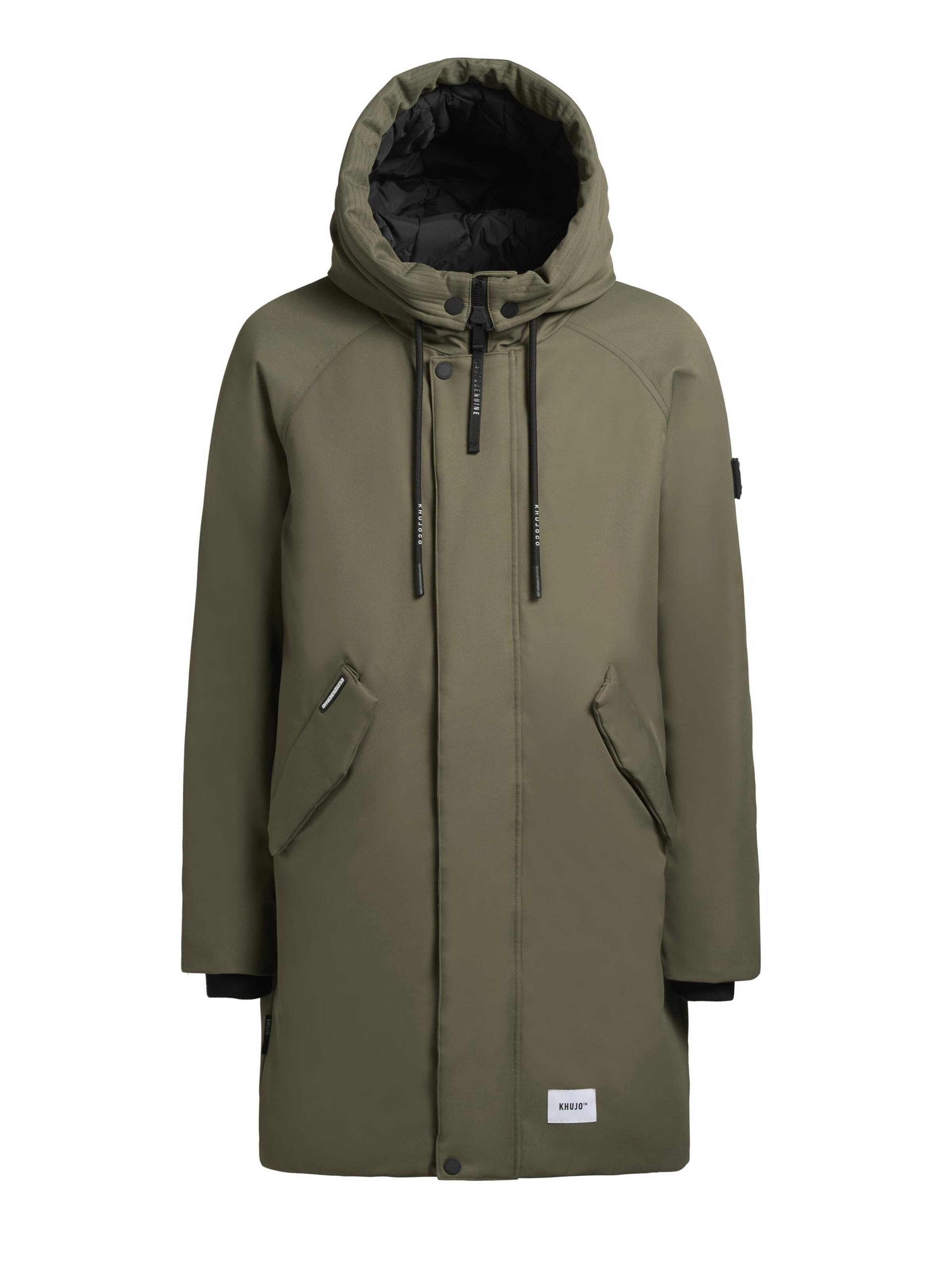 khujo Functionele jas ' Anth-YM ' in Groen: voorkant