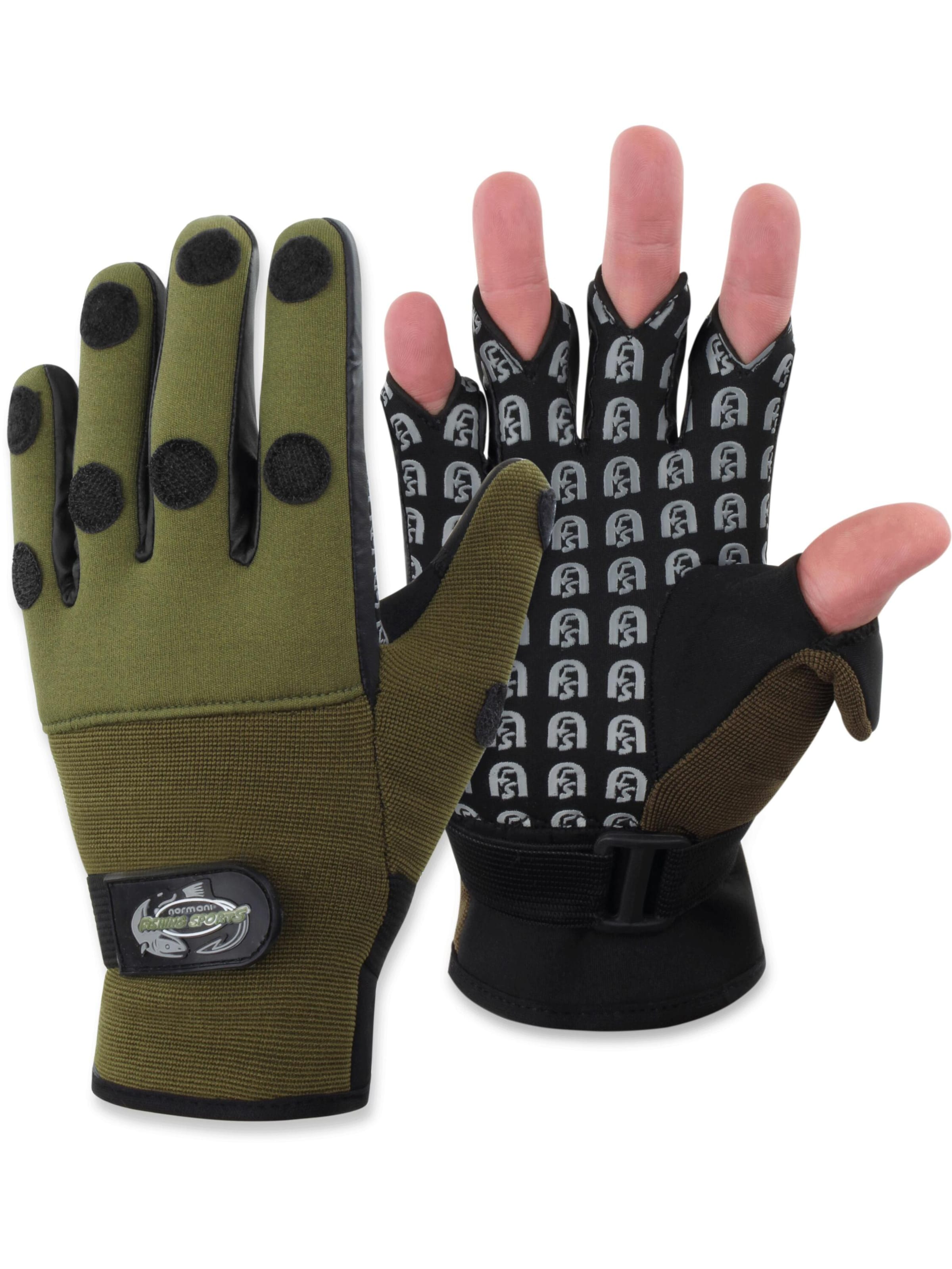 normani Fingerhandschuhe ' Selachii ' in Grün