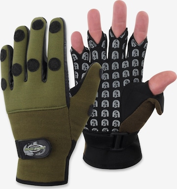 normani Full Finger Gloves ' Selachii ' in Green
