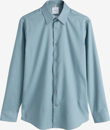 Coupe slim Chemise Next en bleu : devant