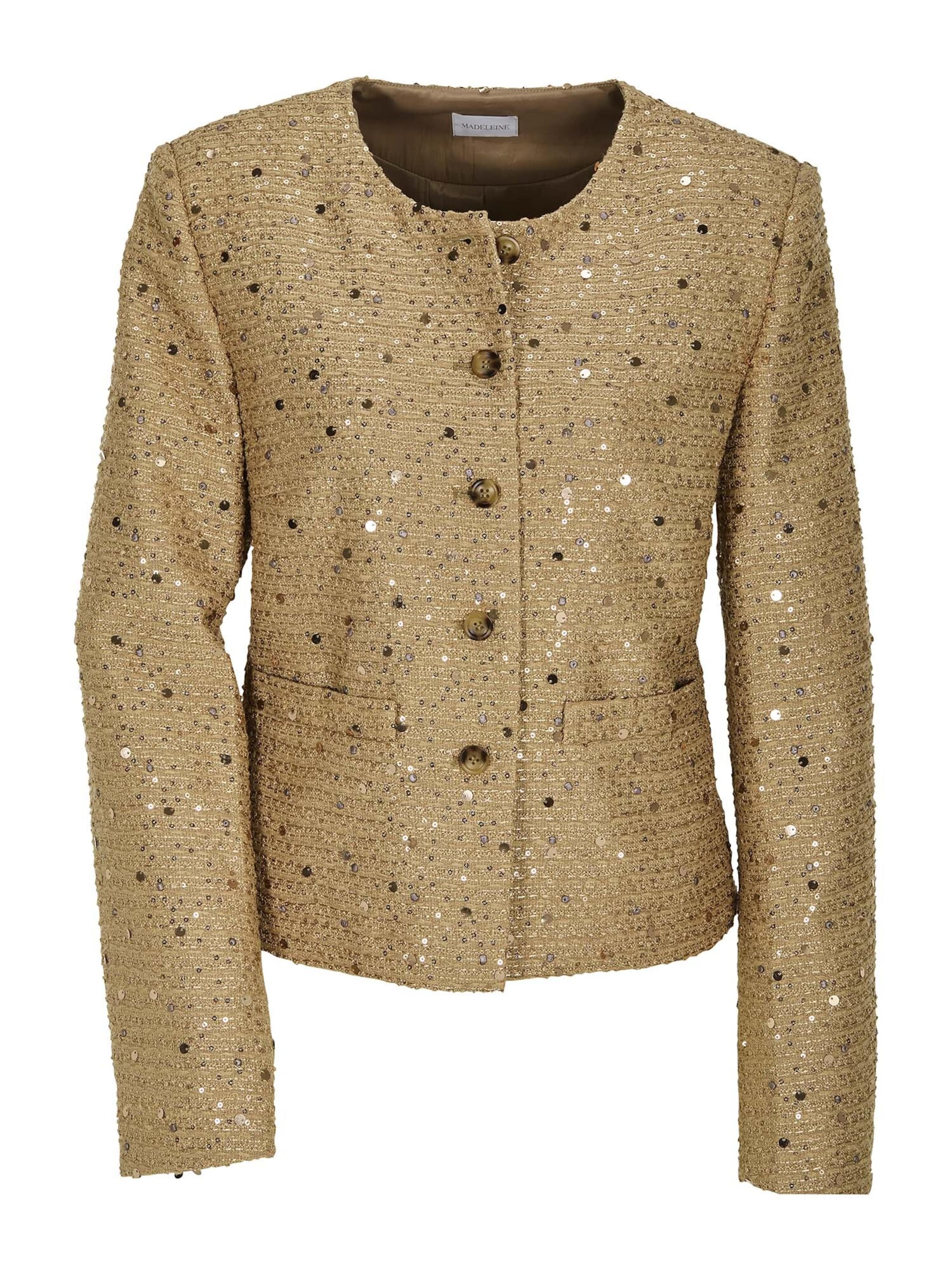 Blazer MADELEINE en beige : devant