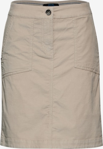 CECIL Skirt in Beige: front