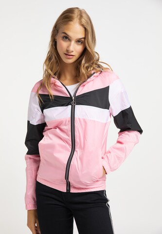 MYMO Tussenjas in Roze: voorkant
