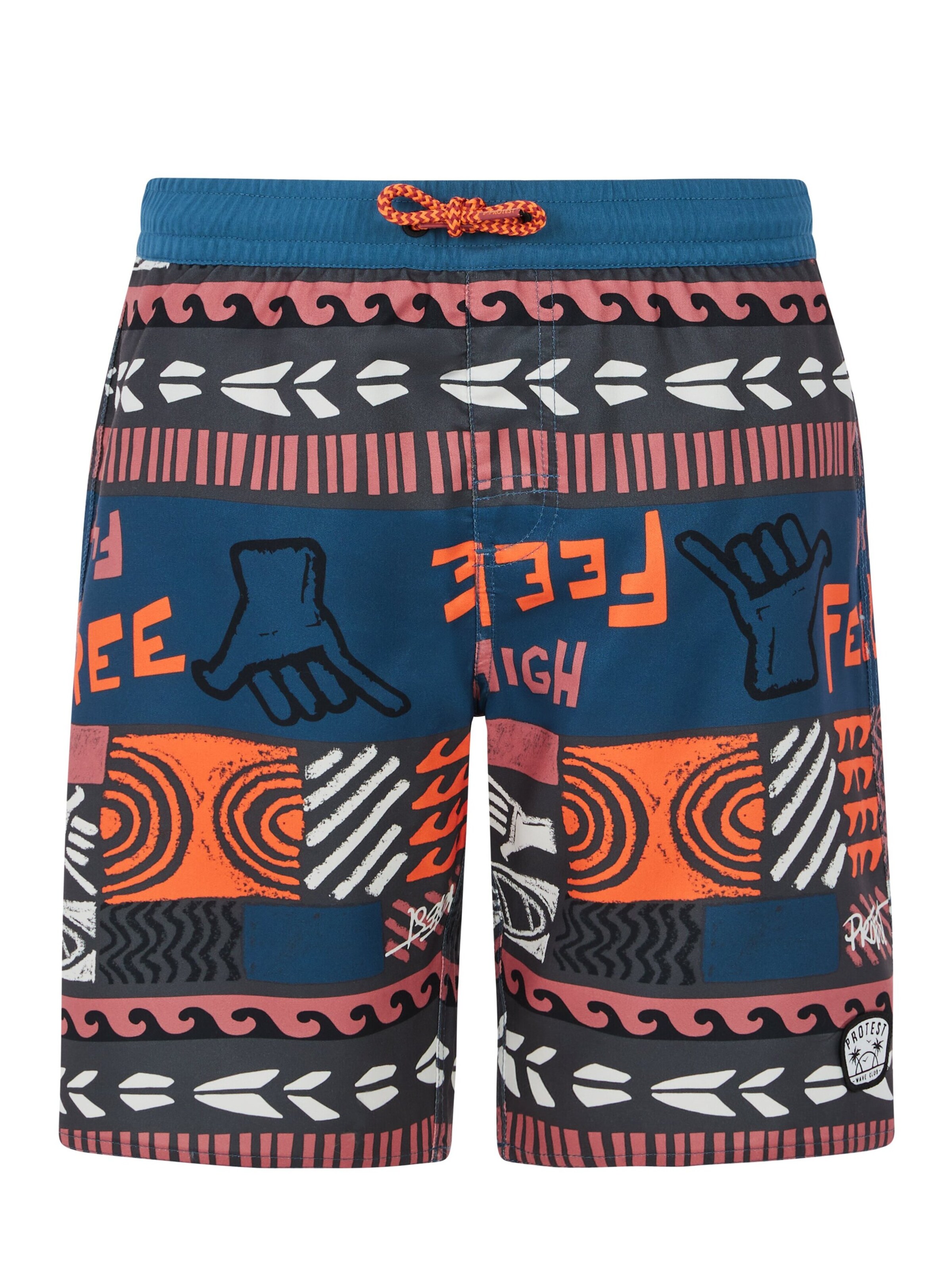 PROTEST Badeshorts 'PRTRonald JR'‌‌‌‌‌ in Blau: Vorderseite