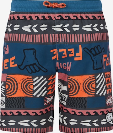 PROTEST Badeshorts 'PRTRonald JR' in Blau: Vorderseite