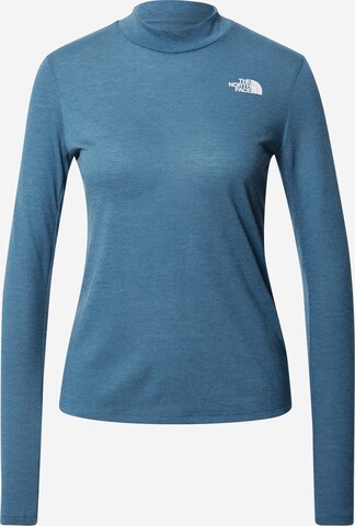 THE NORTH FACE Shirt 'Active Trail Wool' in Blau: front