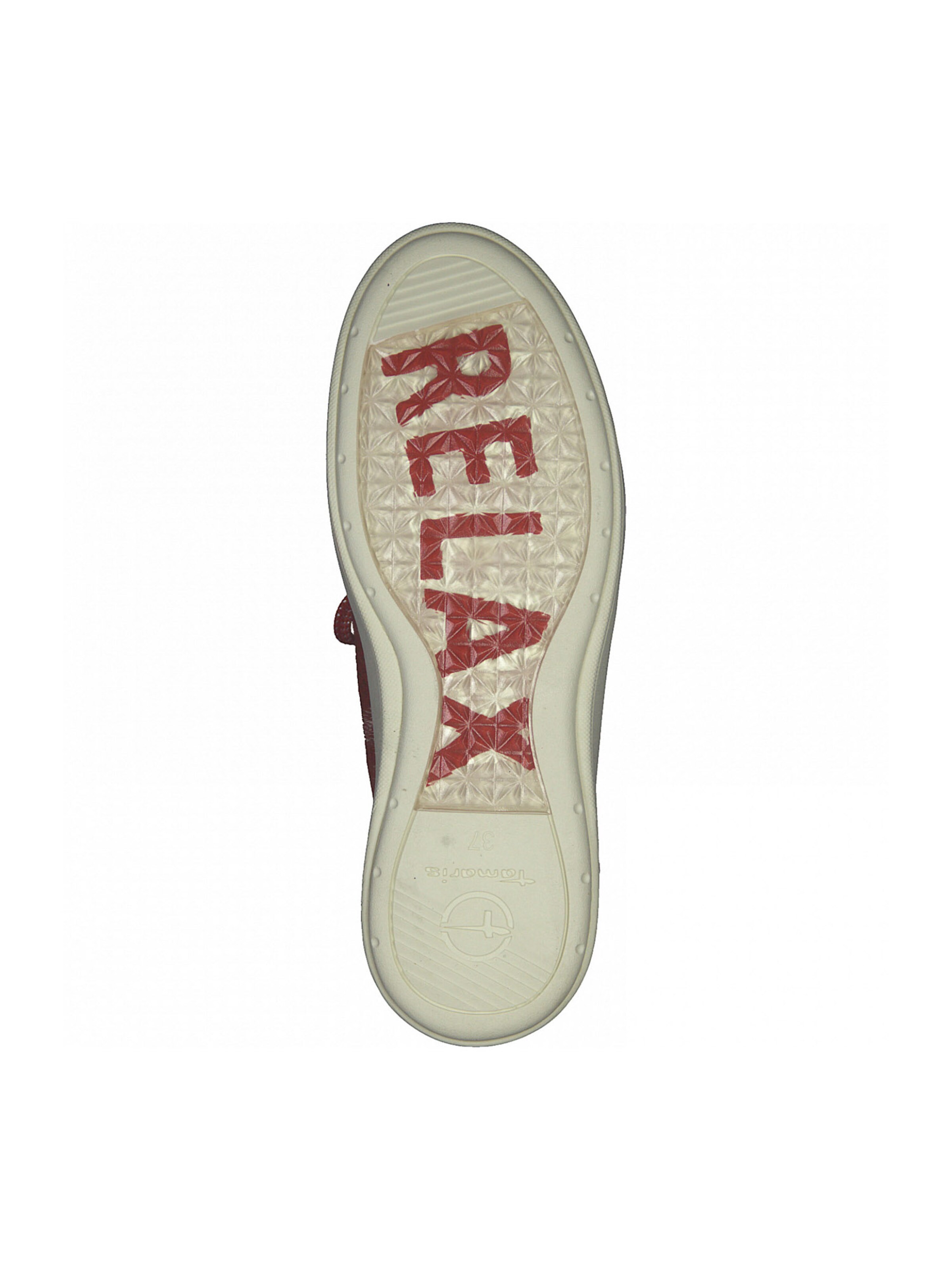 Tamaris Pure Relax Sneakers laag in Rood