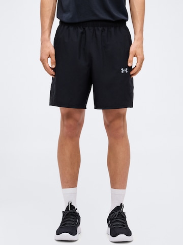 UNDER ARMOUR regular Παντελόνι φόρμας 'Tech Utility' σε μαύρο: μπροστά