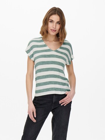 ONLY - Camiseta en verde: frente