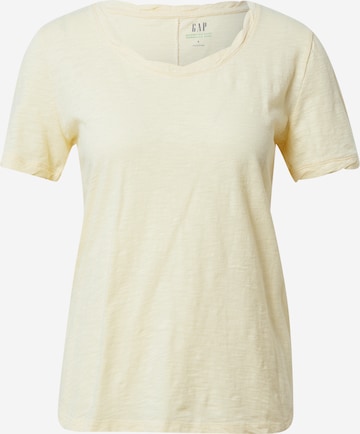 T-shirt GAP en beige : devant