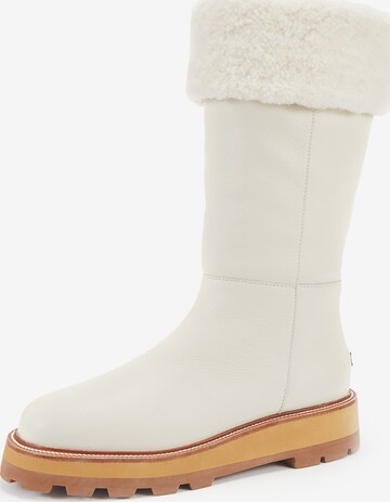 Australia Luxe Collective - Botas 'Titan' en beige: frente