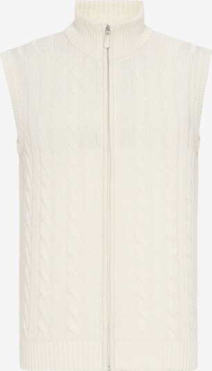 Gilet Felix Hardy di colore bianco lana, Visualizzazione prodotti