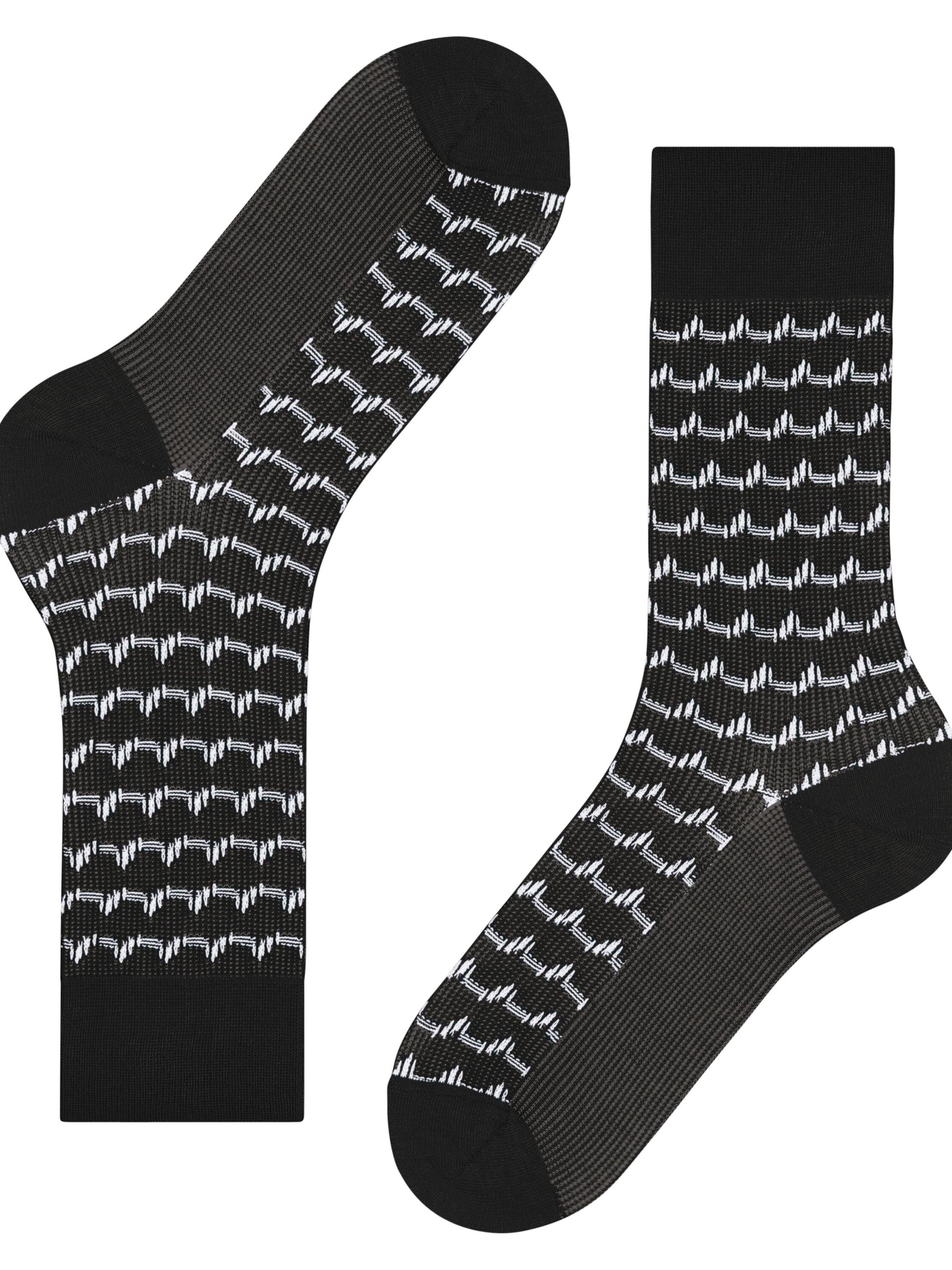 FALKE Socks 'Sea Rock' in Black: front