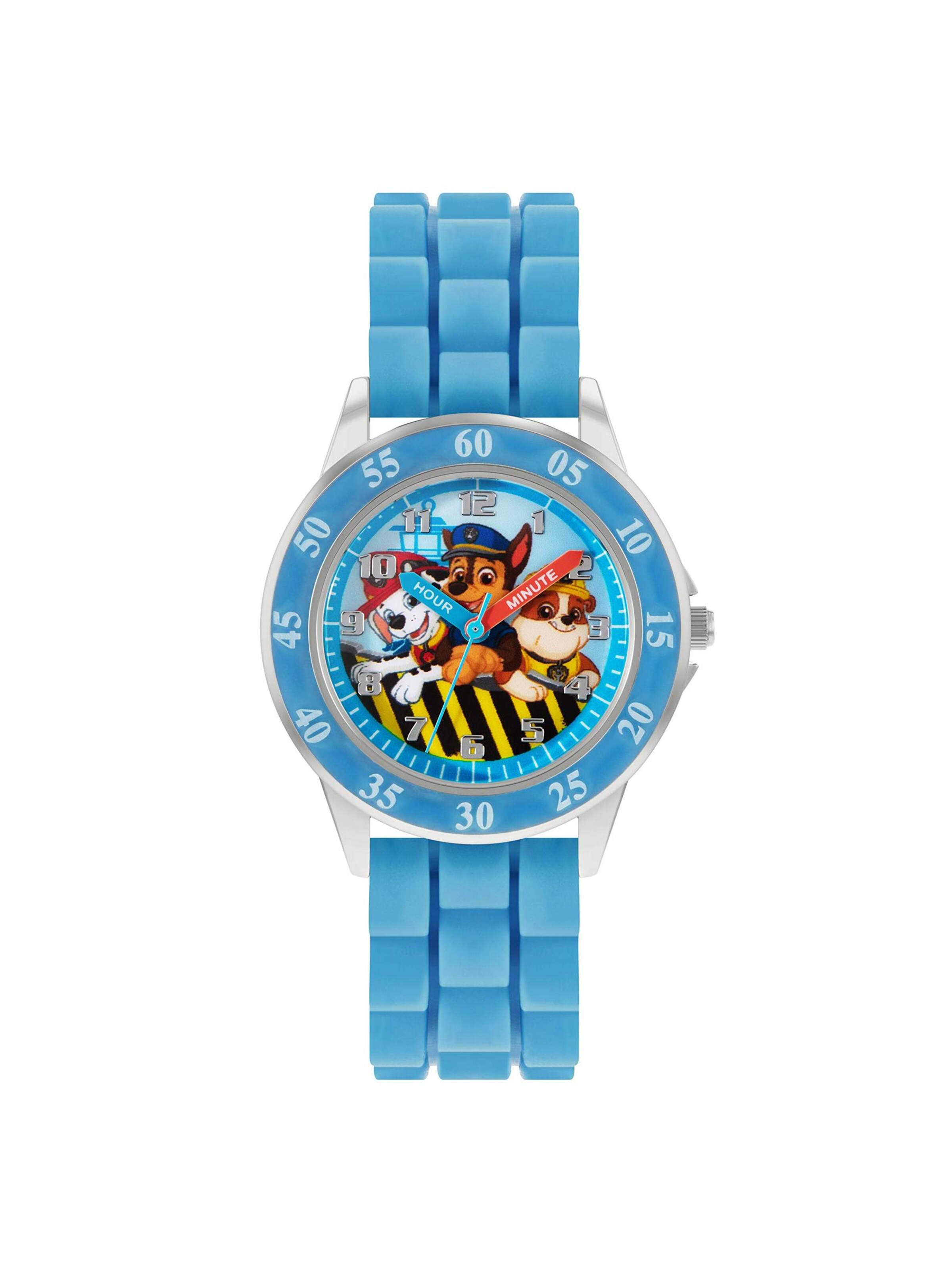 Montre 'Disney Paw Patrol Time Teacher' DISNEY en bleu : devant