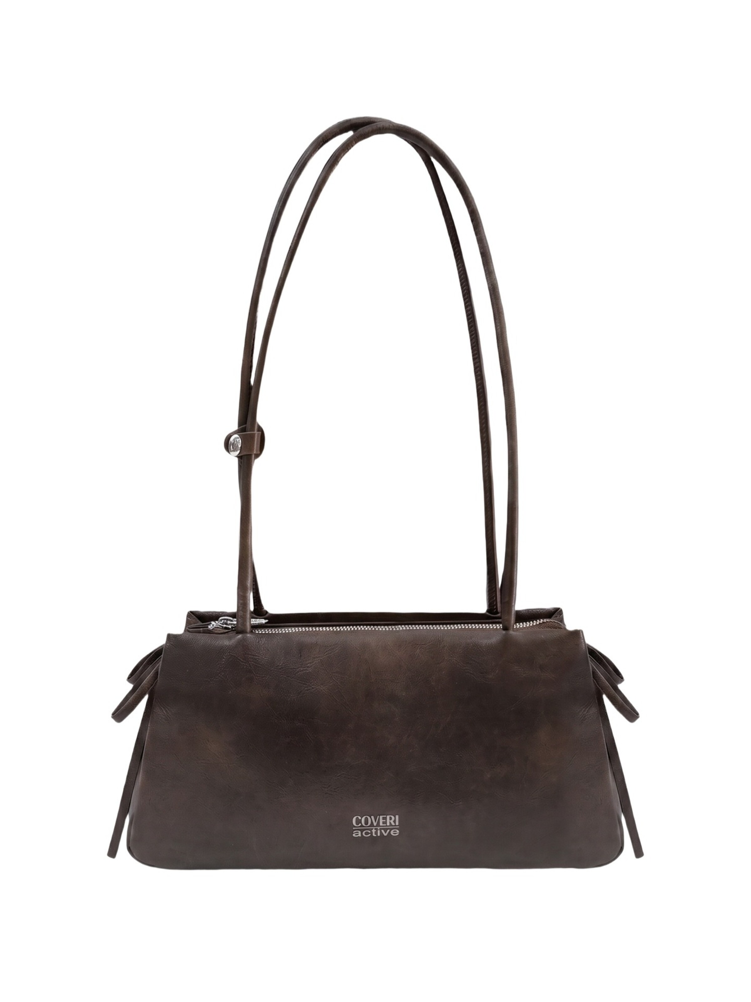 Borsa a spalla di Coveri in marrone: frontale