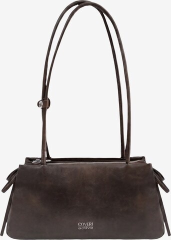 Borsa a spalla di Coveri in marrone: frontale