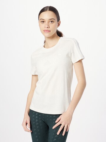 ADIDAS SPORTSWEAR Тениска 'Essentials' в бяло: отпред