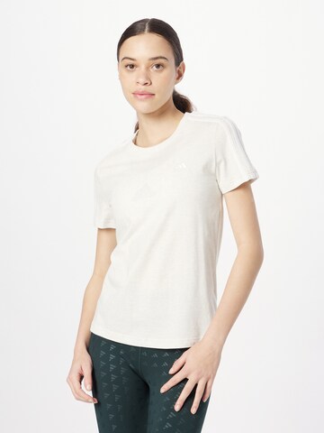 T-shirt 'Essentials' ADIDAS SPORTSWEAR en blanc : devant