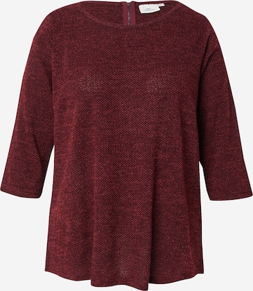 ONLY Carmakoma Shirt 'CARMARTHA' in Red: front