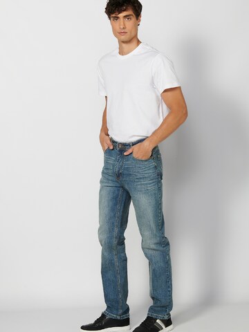 KOROSHI Regular Jeans in Blauw