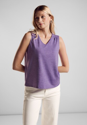 STREET ONE Top in Lila: Vorderseite