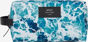 Wouf Toiletry Bag in Blue: front