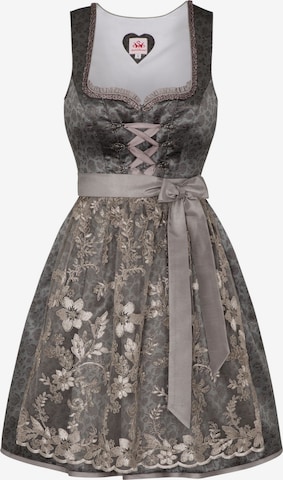 SPIETH & WENSKY Dirndl 'Amike' in Grey: front